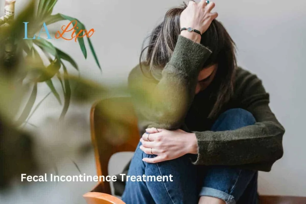 woman worried about fecal incontinence diet Kingstanding