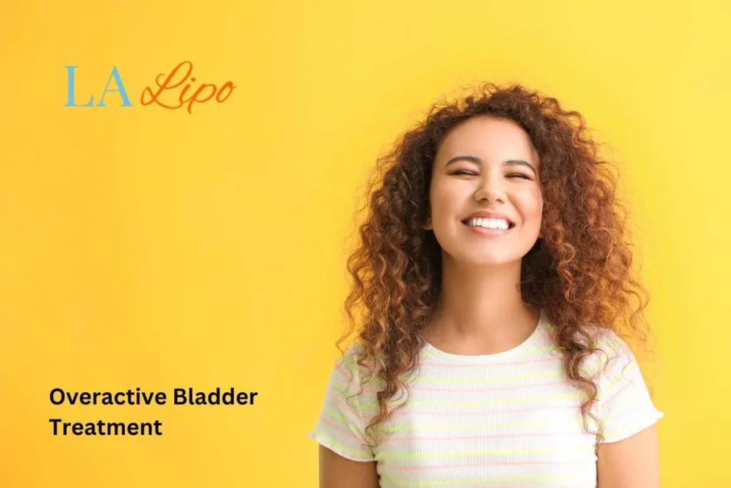 woman smiling about overactive bladder treatment Kingstanding solutions